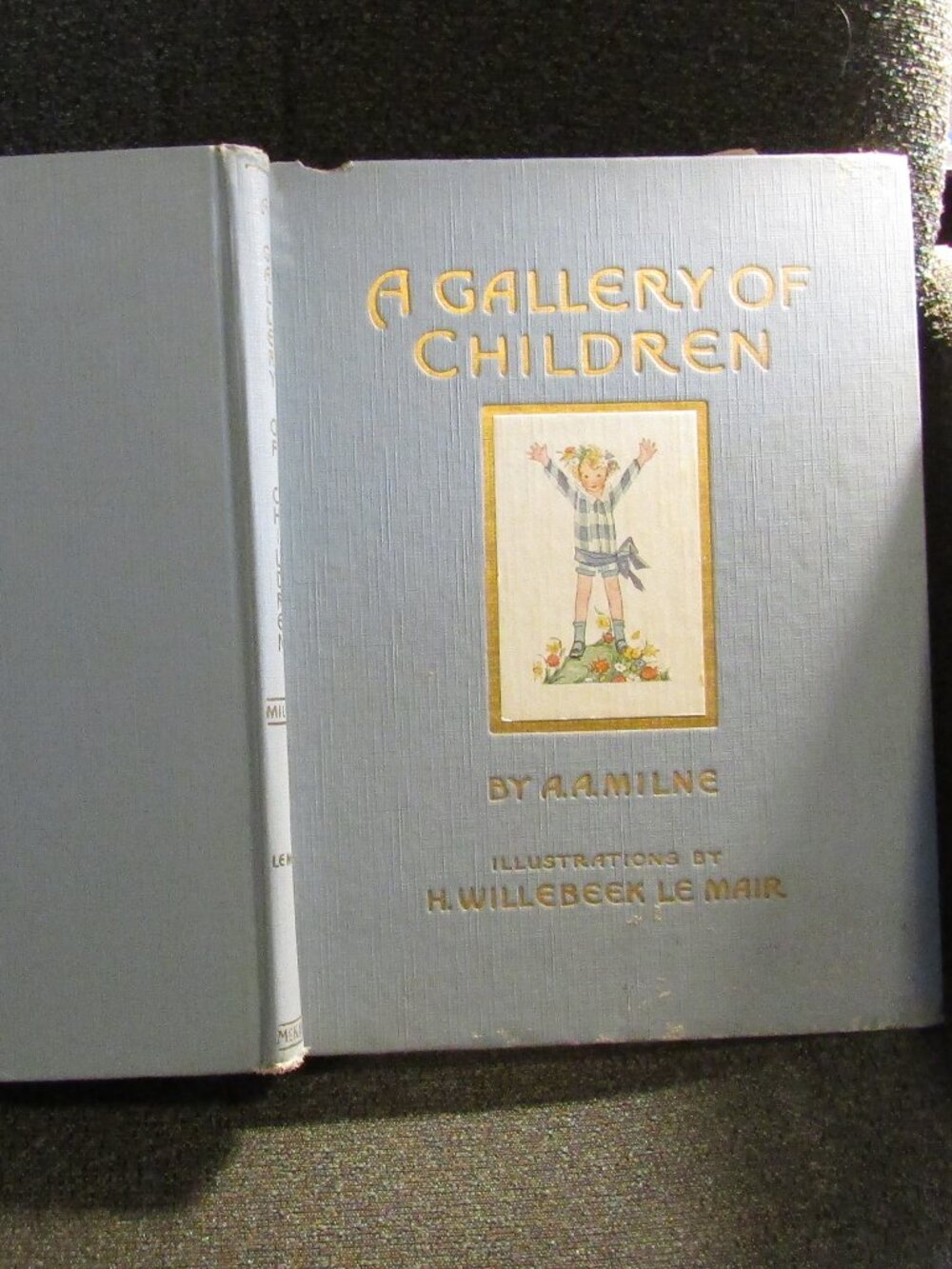 GALLERY OF CHILDREN by A.A. Milne POEMS & SAIDA (Willebeek) color prints 1925